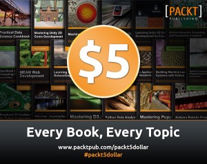 Packt $5 e-book bonanza